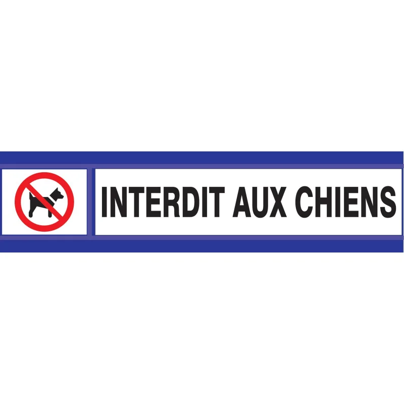 Panneau INTERDIT AUX CHIENS D-SIGN 180 Taliaplast 630205 | 630205 Panneau INTERDIT AUX CHIENS D-SIGN 180 Taliaplast 630205 | 630205