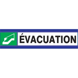 Panneau EVACUATION D-SIGN 180X45 Taliaplast 630402 | 630402