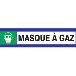 Panneau MASQUE A GAZ D-SIGN 180X45 Taliaplast 630405 | 630405