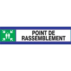 Panneau POINT DE RASSEMBLEMENT D-SIGN Taliaplast 630407 | 630407