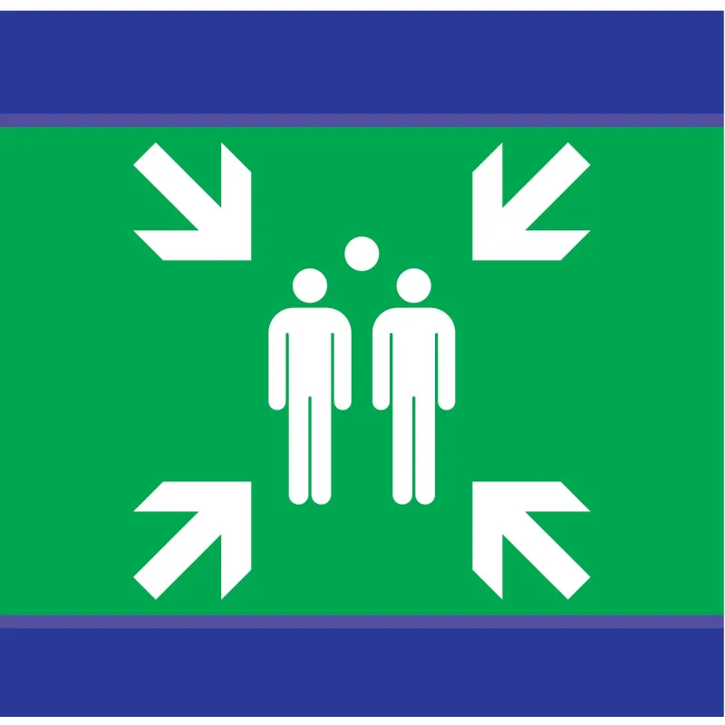 Panneau POINT DE RASSEMBLEMENT D-SIGN Taliaplast 637407 | 637407 Panneau POINT DE RASSEMBLEMENT D-SIGN Taliaplast 637407 | 637407