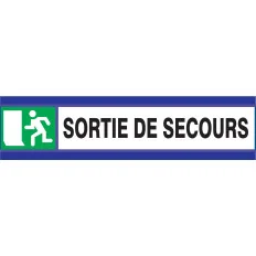 Panneau SORTIE DE SECOURS D-SIGN 180X4 Taliaplast 630408 | 630408