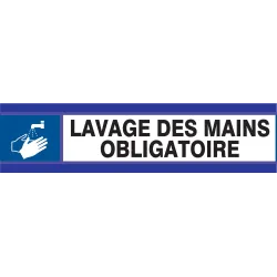 Panneau LAVAGE DES MAINS OBLIGATOIRE D Taliaplast 630501 | 630501