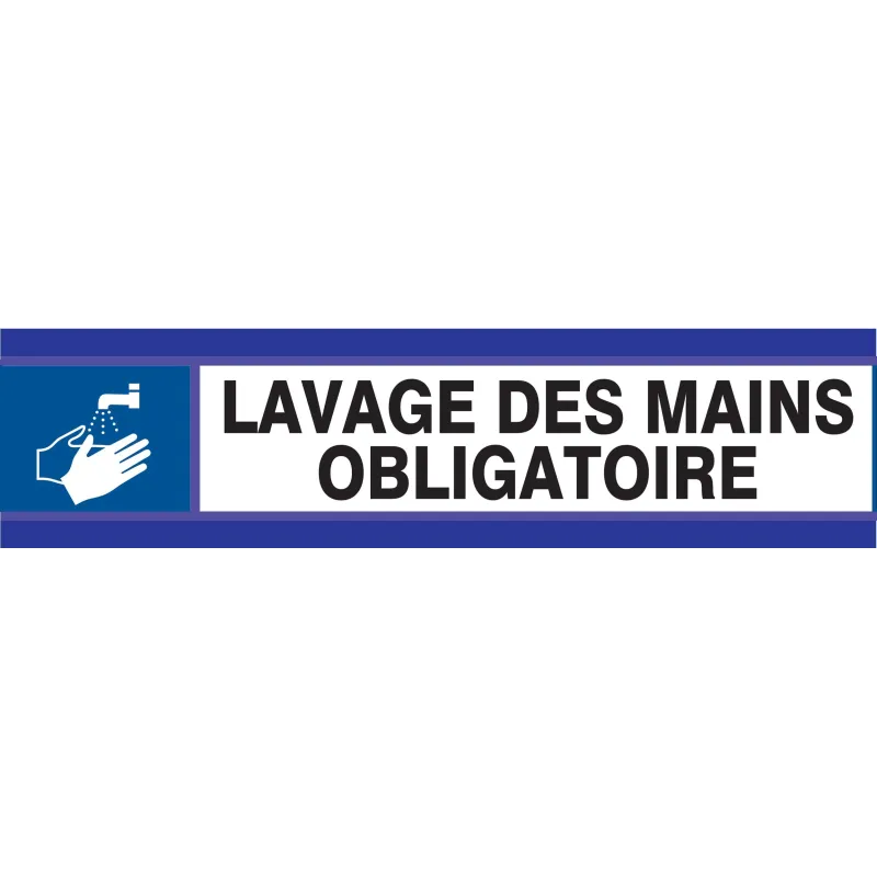 Panneau LAVAGE DES MAINS OBLIGATOIRE D Taliaplast 630501 | 630501