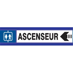 Panneau ASCENSEUR FLECHE A GAUCHE D-SI Taliaplast 630604 | 630604