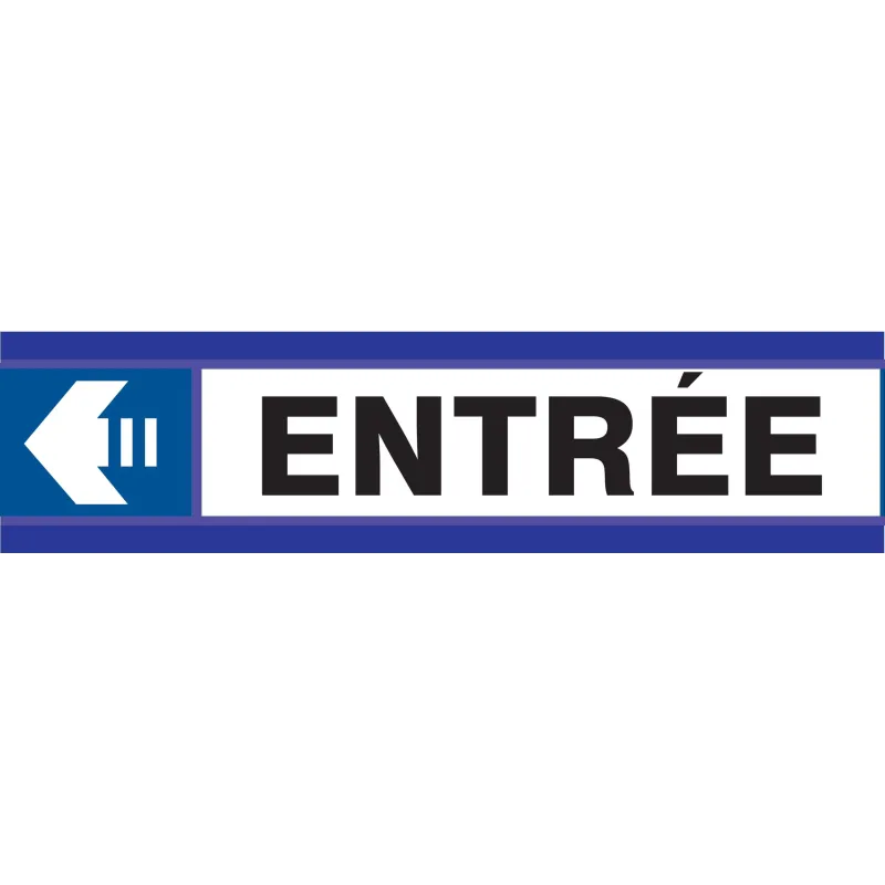 Panneau ENTREE FLECHE A GAUCHE D-SIGN Taliaplast 630609 | 630609 Panneau ENTREE FLECHE A GAUCHE D-SIGN Taliaplast 630609 | 630609