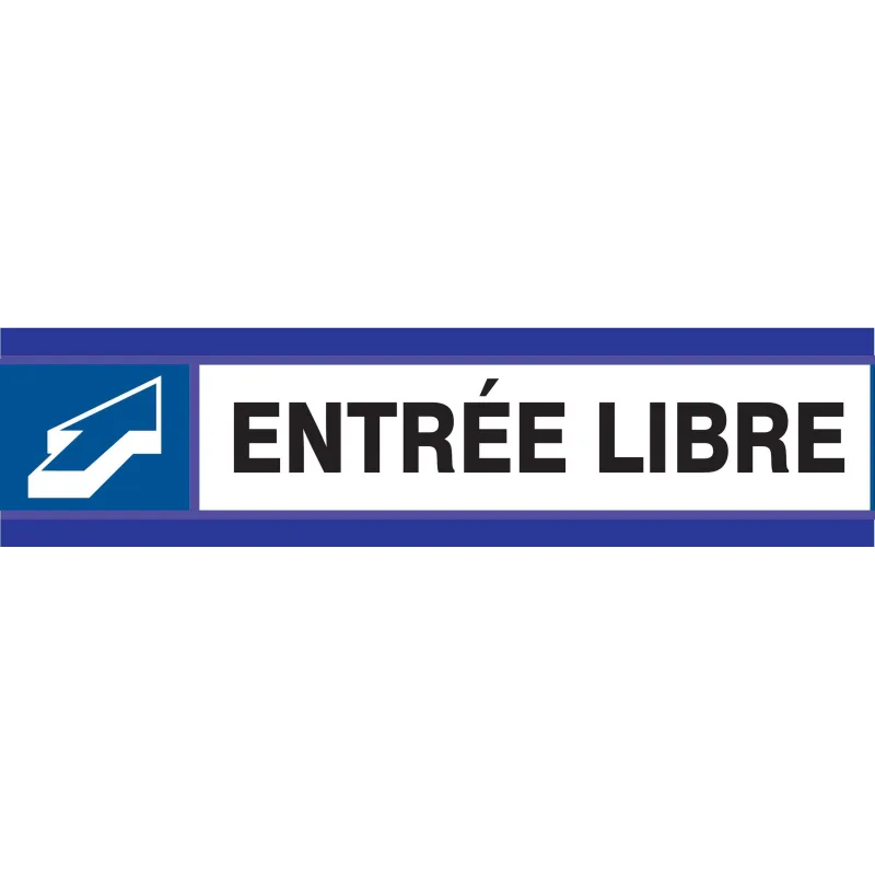 Panneau ENTREE LIBRE D-SIGN 180X45 Taliaplast 630610 | 630610 Panneau ENTREE LIBRE D-SIGN 180X45 Taliaplast 630610 | 630610