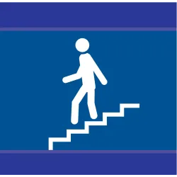 Panneau ESCALIER EN DESCENTE D-SIGN 10 Taliaplast 637612 | 637612