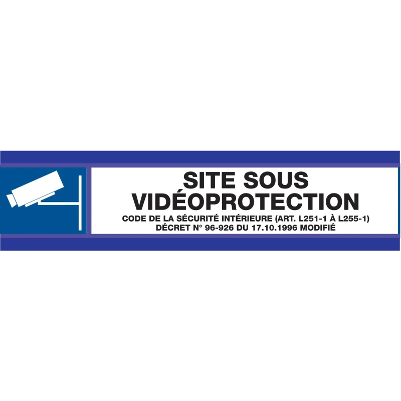 Panneau ESPACE SURVEILLE D-SIGN 180X45 Taliaplast 630637 | 630637 Panneau ESPACE SURVEILLE D-SIGN 180X45 Taliaplast 630637 | 630637