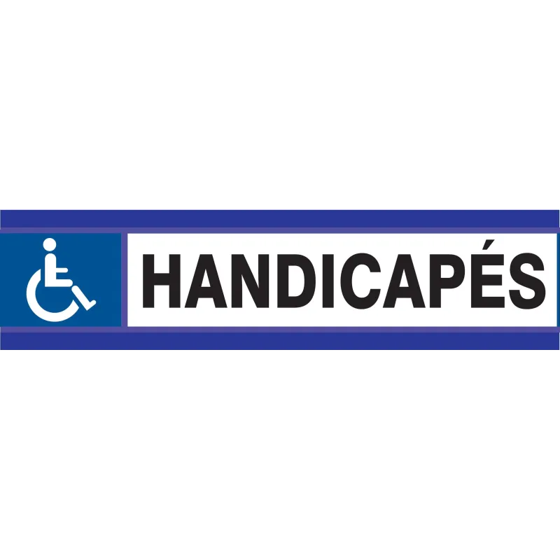 Panneau HANDICAPES D-SIGN 180X45 Taliaplast 630614 | 630614 Panneau HANDICAPES D-SIGN 180X45 Taliaplast 630614 | 630614