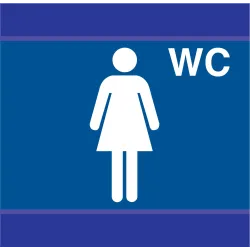 Panneau TOILETTES DAMES D-SIGN 100X100 Taliaplast 637633 | 637633