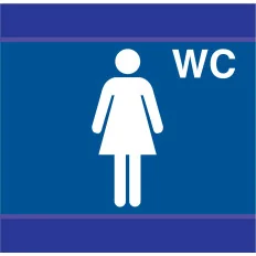 Panneau TOILETTES DAMES D-SIGN 100X100 Taliaplast 637633 | 637633