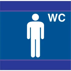 Panneau TOILETTES HOMMES D-SIGN 100X10 Taliaplast 637635 | 637635