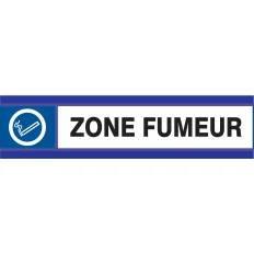 Panneau ZONE FUMEURS D-SIGN 180X45 Taliaplast 630636 | 630636