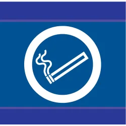 Panneau ZONE FUMEUR D-SIGN 100x100 Taliaplast 637636 | 637636