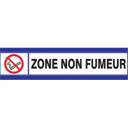 Panneau ZONE NON FUMEURS D-SIGN 180X45 Taliaplast 630639 | 630639