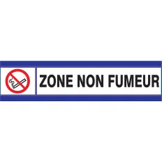 Panneau ZONE NON FUMEURS D-SIGN 180X45 Taliaplast 630639 | 630639