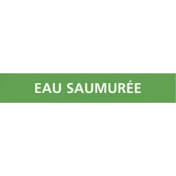 Panneau EAU SAUMURÉE 312x52mm (10 ADHE Taliaplast 730194 | 730194