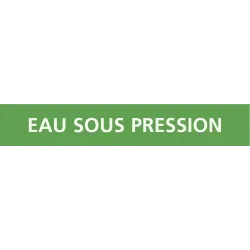 Panneau EAU SOUS PRESSION 312x52mm (10 Taliaplast 730195 | 730195