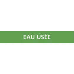 Panneau EAU USEE 312X52 MARQUAGE TUYAU Taliaplast 730199 | 730199