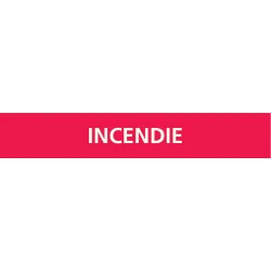 Panneau INCENDIE 312X52 MARQUAGE TUYAU Taliaplast 730401 | 730401