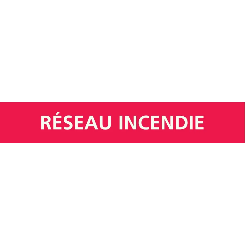 Panneau RESEAU INCENDIE 312X52 MARQUAG Taliaplast 730407 | 730407 Panneau RESEAU INCENDIE 312X52 MARQUAG Taliaplast 730407 | 730407