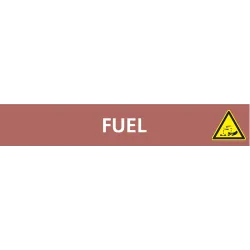 Panneau FUEL 312X52 MARQUAGE TUYAUTERI Taliaplast 730616 | 730616