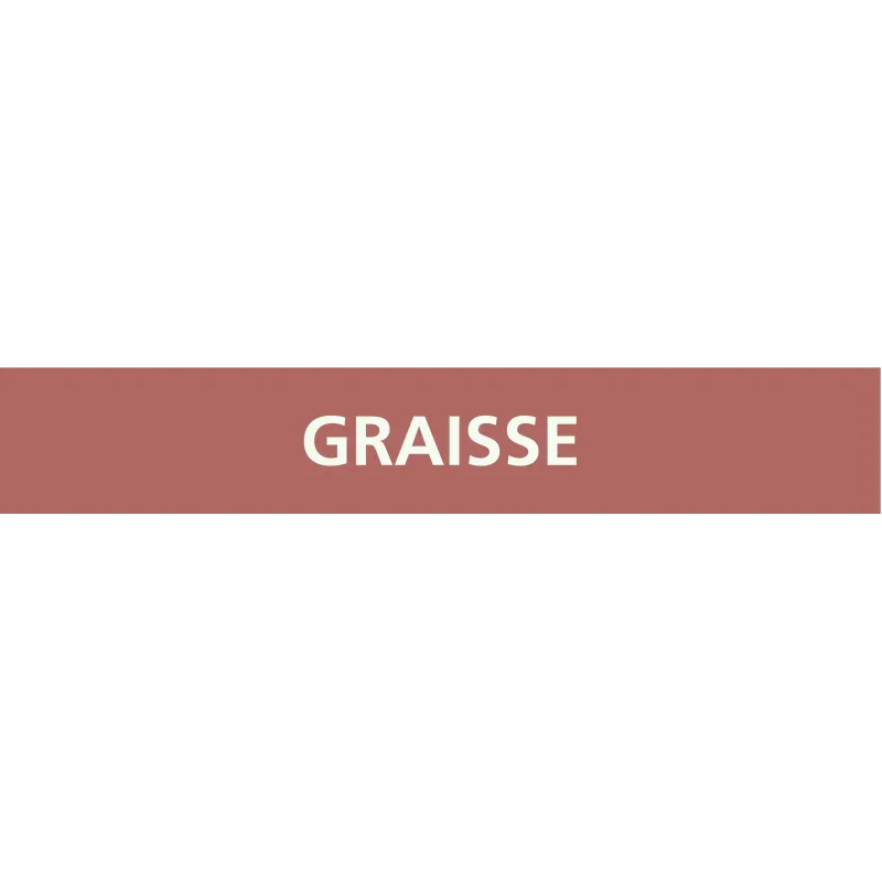 Panneau GRAISSE 312X52 MARQUAGE TUYAUT Taliaplast 730624 | 730624 Panneau GRAISSE 312X52 MARQUAGE TUYAUT Taliaplast 730624 | 730624