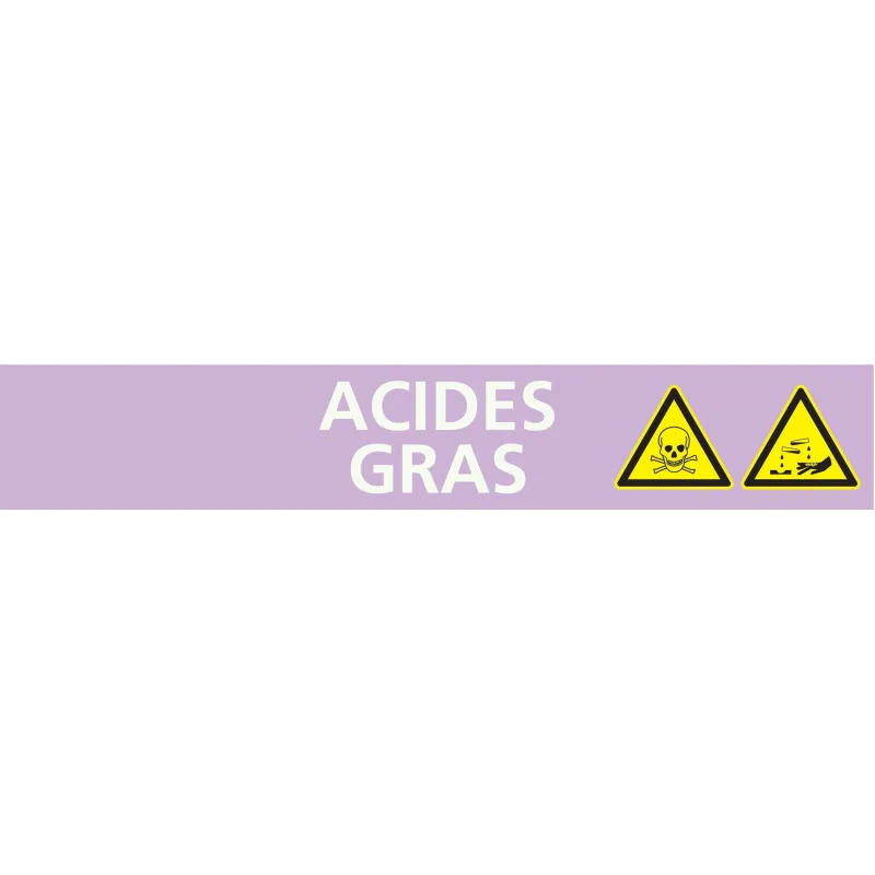Panneau ACIDE GRAS 312X52 MARQUAGE TUY Taliaplast 730710 | 730710 Panneau ACIDE GRAS 312X52 MARQUAGE TUY Taliaplast 730710 | 730710