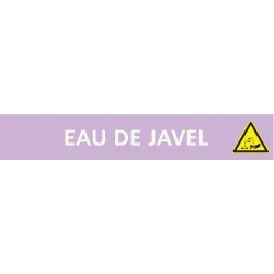 Panneau EAU DE JAVEL 312X52 MARQUAGE T Taliaplast 730717 | 730717