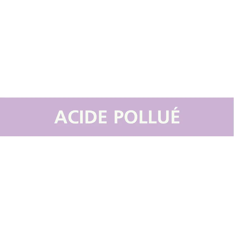 Panneau ACIDE POLLUE 312X52 MARQUAGE T Taliaplast 730738 | 730738