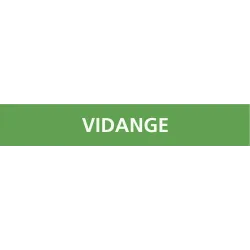 Panneau VIDANGE 312x52mm (10 ADHESIFS Taliaplast 730809 | 730809