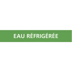 Panneau EAU RÉFRIGÉRÉE 222x37mm (20 AD Taliaplast 731190 | 731190