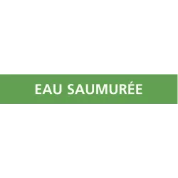 Panneau EAU SAUMURÉE 222x37mm (20 ADHE Taliaplast 731194 | 731194