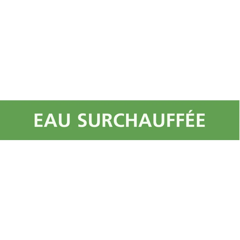 Panneau EAU SURCHAUFFÉE 222x37mm (20 A Taliaplast 731196 | 731196