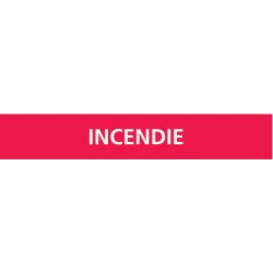 Panneau INCENDIE 222X37 MARQUAGE TUYAU Taliaplast 731401 | 731401