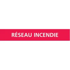 Panneau RESEAU INCENDIE 222X37 MARQUAG Taliaplast 731407 | 731407
