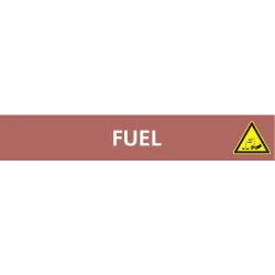 Panneau FUEL 222X37 MARQUAGE TUYAUTERI Taliaplast 731616 | 731616