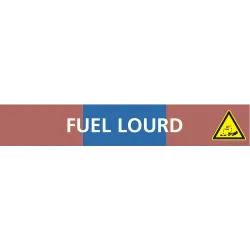 Panneau FUEL LOURD 222X37 MARQUAGE TUY Taliaplast 731620 | 731620