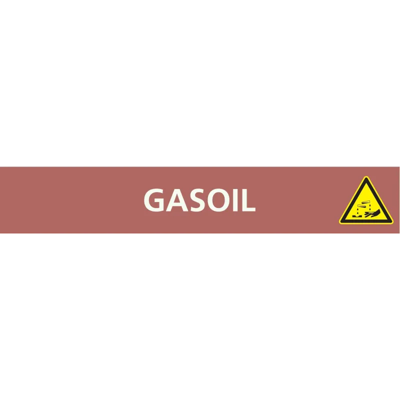 Panneau GASOIL 222X37 MARQUAGE TUYAUTE Taliaplast 731622 | 731622 Panneau GASOIL 222X37 MARQUAGE TUYAUTE Taliaplast 731622 | 731622