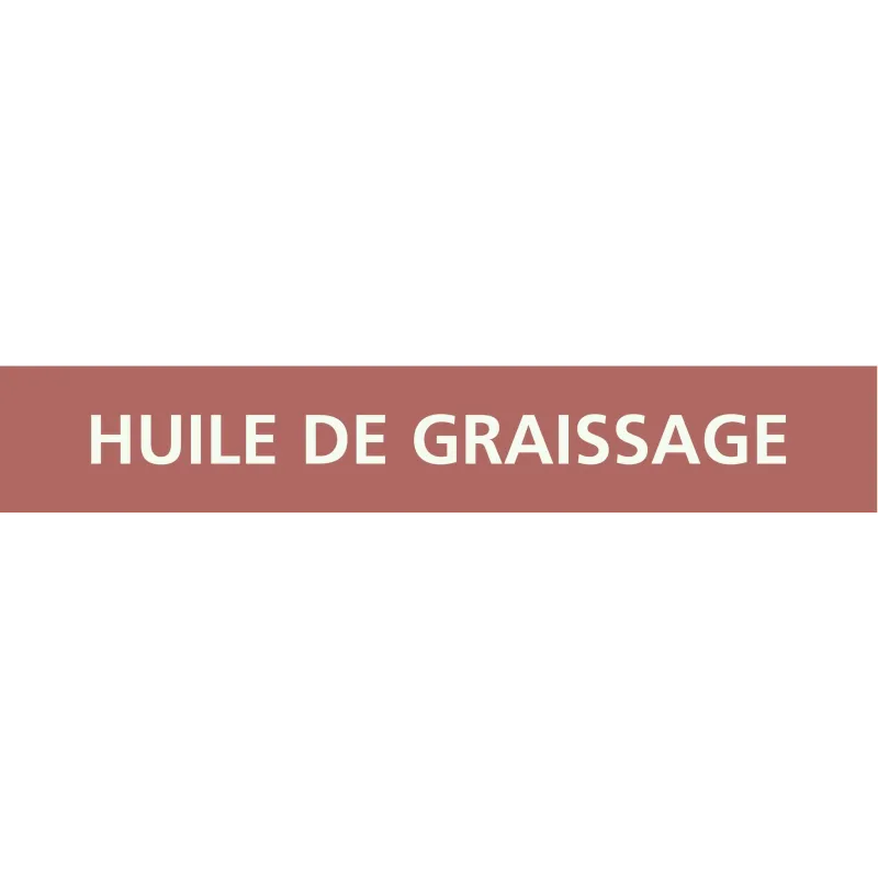 Panneau HUILE DE GRAISSAGE 222X37 MARQ Taliaplast 731627 | 731627 Panneau HUILE DE GRAISSAGE 222X37 MARQ Taliaplast 731627 | 731627