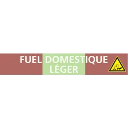 Panneau FUEL DOMESTIQUE LEGER 222X37 M Taliaplast 731635 | 731635