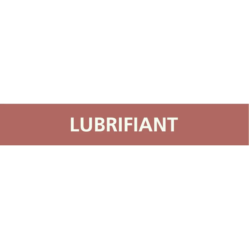 Panneau LUBRIFIANT 222X37 MARQUAGE TUY Taliaplast 731636 | 731636