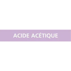 Panneau ACIDE ACETIQUE 222X37 MARQUAGE Taliaplast 731702 | 731702