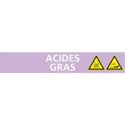 Panneau ACIDE GRAS 222X37 MARQUAGE TUY Taliaplast 731710 | 731710