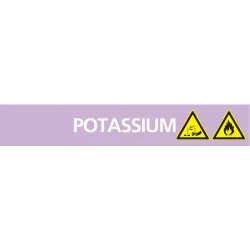 Panneau POTASSIUM 222X37 MARQUAGE TUYA Taliaplast 731732 | 731732