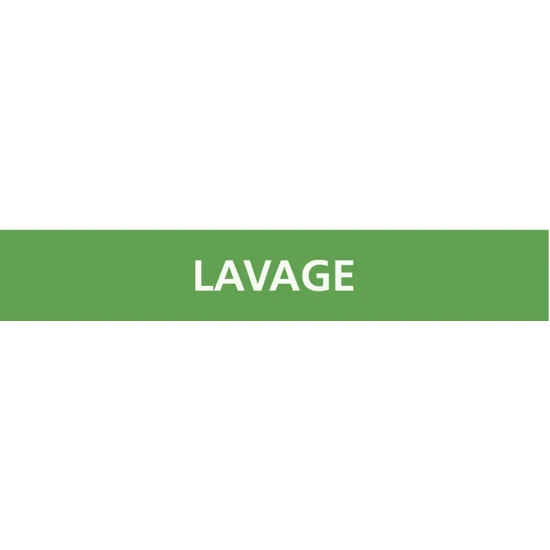 Panneau LAVAGE 222x37mm (20 ADHESIFS P Taliaplast 731803 | 731803