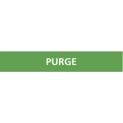 Panneau PURGE 222X37 MARQUAGE TUYAUTER Taliaplast 731804 | 731804