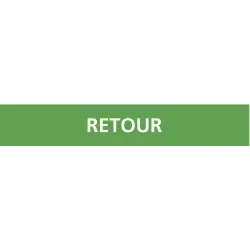 Panneau RETOUR 222x37mm (20 ADHESIFS P Taliaplast 731807 | 731807