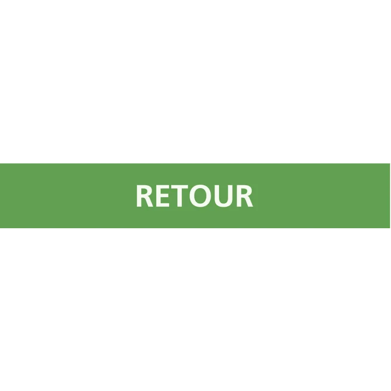 Panneau RETOUR 222x37mm (20 ADHESIFS P Taliaplast 731807 | 731807 Panneau RETOUR 222x37mm (20 ADHESIFS P Taliaplast 731807 | 731807